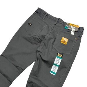 NEW Ariat Rebar M7 Slim Straight Leg Work Pants DuraStretch Grey 36x32 Carbon